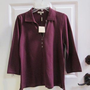 BURBERRY LONDON Plum Shirt Sz XL
